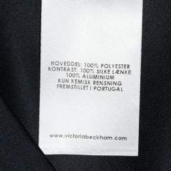 Pre Owned Victoria Victoria Beckham Midnight Blue Satin Bustier Dress S