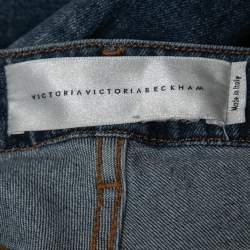 Pre Owned Victoria Victoria Beckham Blue Denim Flared Jeans M