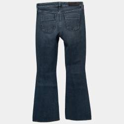 Pre Owned Victoria Victoria Beckham Blue Denim Flared Jeans M