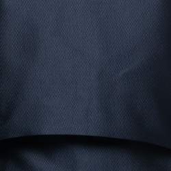 Victoria Victoria Beckham Black/Navy Blue Jacquard Satin Two Piece Dress S