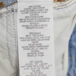 Victoria Victoria Beckham Blue Denim Cropped Jeans S Waist 25"