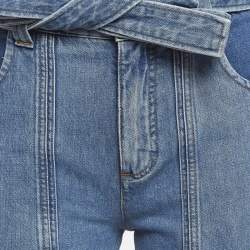 Victoria Victoria Beckham Blue Denim Cropped Jeans S Waist 25"