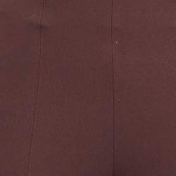 Vince Burgundy Jersey Stitch Front Seam Ponte Leggings S