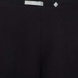 Vince Black Jersey Stitch Front Seam Ponte Leggings S