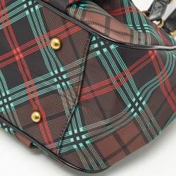 Pre Owned Vivienne Westwood Multicolor Nylon Vegan Logo Tote