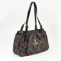 Pre Owned Vivienne Westwood Multicolor Nylon Vegan Logo Tote