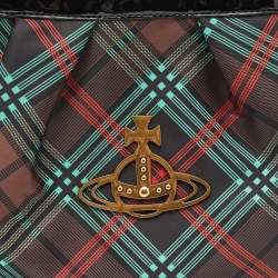 Pre Owned Vivienne Westwood Multicolor Nylon Vegan Logo Tote