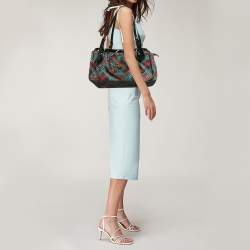 Pre Owned Vivienne Westwood Multicolor Nylon Vegan Logo Tote