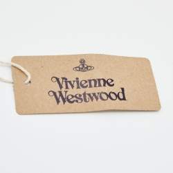 Vivienne Westwood Black Leather Shopper Tote