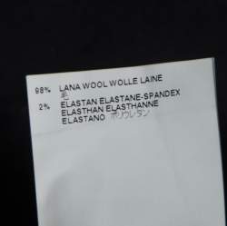 Pre Owned Vivienne Westwood Red Label Black Wool High Waisted Tailored Trousers S