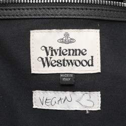 Vivienne Westwood Black Leather Crossbody Bag