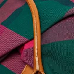 Vivienne Westwood Multicolor Check Canvas and Leather Satchel