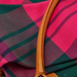 Vivienne Westwood Multicolor Check Canvas and Leather Satchel