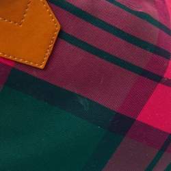 Vivienne Westwood Multicolor Check Canvas and Leather Satchel