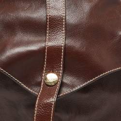 Vivienne Westwood Brown Leather Brighton Frame Satchel