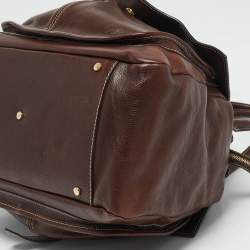 Vivienne Westwood Brown Leather Brighton Frame Satchel