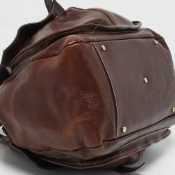 Vivienne Westwood Brown Leather Brighton Frame Satchel