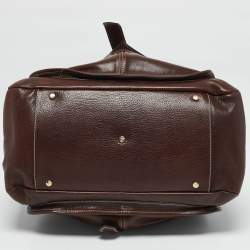 Vivienne Westwood Brown Leather Brighton Frame Satchel