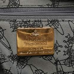 Vivienne Westwood Brown Leather Brighton Frame Satchel