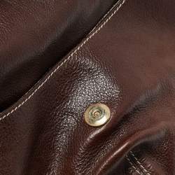 Vivienne Westwood Brown Leather Brighton Frame Satchel