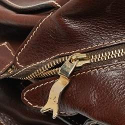 Vivienne Westwood Brown Leather Brighton Frame Satchel