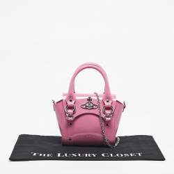 Pre Owned Vivienne Westwood Pink Patent Leather Mini Betty Tote