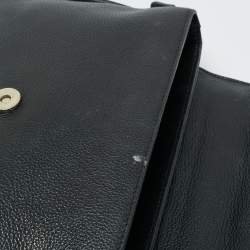 Pre Owned Vivienne Westwood Black Leather Windsor Shoulder Bag