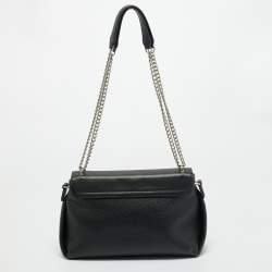 Pre Owned Vivienne Westwood Black Leather Windsor Shoulder Bag
