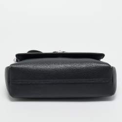 Pre Owned Vivienne Westwood Black Leather Windsor Shoulder Bag