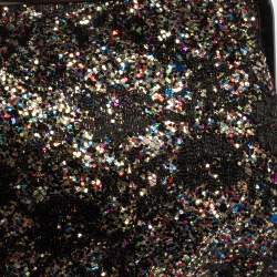 Vivienne Westwood Multicolor Lace and Glitter Kiss Lock Chain Clutch 