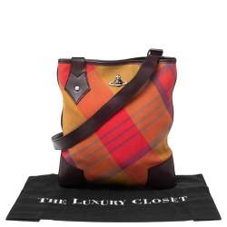 Vivienne Westwood Multicolor Canvas And Leather Sling Bag