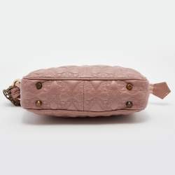 Vivienne Westwood Rose Pink Quilted Leather Chain Shoulder Bag