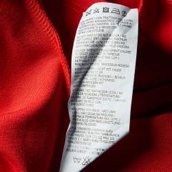 Pre Owned Weekend Max Mara Red Jersey Rienza Midi Dress XXL