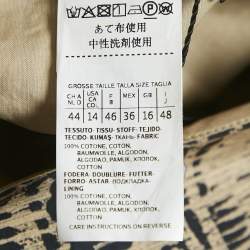 Weekend Max Mara Brown Printed Cotton Saloon Short Dress L
