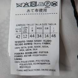 Pre Owned Weekend Max Mara Multicolor Printed Silk Long-Sleeve Long Dress L