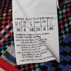 Weekend Max Mara Multicolor Cotton Blend Cropped Jacket S