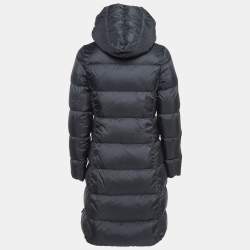 Weekend Max Mara Black Nylon Padded Down Long Jacket S