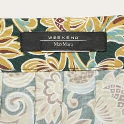 Weekend Max Mara Multicolor Pleated Maxi Skirt L