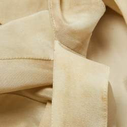 Pre Owned Weekend Max Mara Beige Printed Front Pocket Maxi Dress M