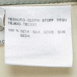 Weekend Max Mara Beige Silk Button Front Shirt M