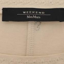 Weekend Max Mara Cream Cotton Top L