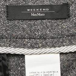Weekend Max Mara Grey Wool Formal Trousers M