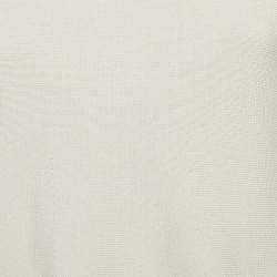 Weekend Max Mara Grey Knit and Silk Layered Top L