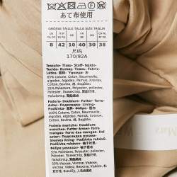 Weekend Max Mara Beige Gabardine Oversized Coat M