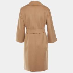Weekend Max Mara Brown Wool Belted Coat M