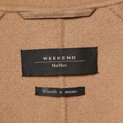 Weekend Max Mara Brown Wool Belted Coat M