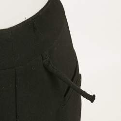 Pre Owned Weekend Max Mara Black Gabardine Trousers S