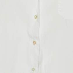 Pre Owned Weekend Max Mara White Cotton Long Sleeve Shirt XS