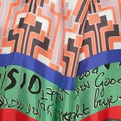 Weekend Max Mara Multicolor Printed Silk Tunic L