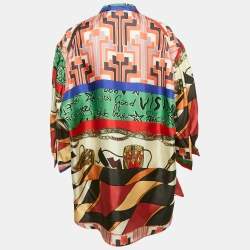 Weekend Max Mara Multicolor Printed Silk Tunic L
